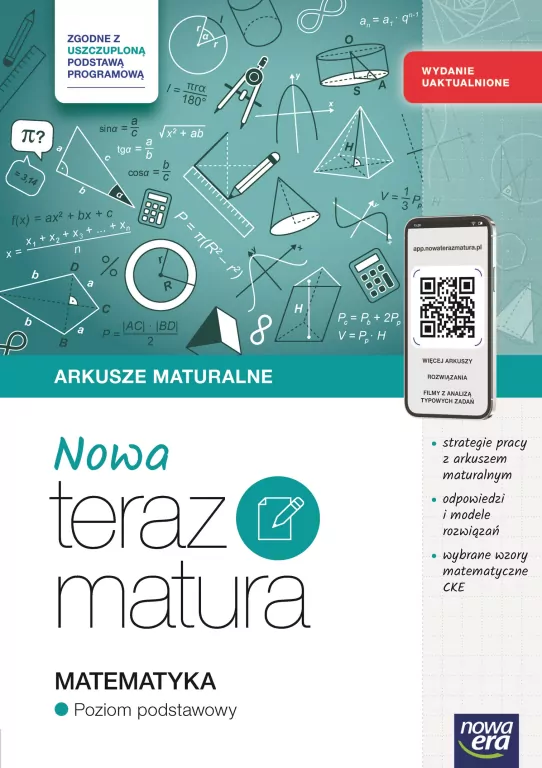 Matematyka. NOWA Teraz Matura 2026. Arkusze maturalne. Poziom podstawowy - tantis.pl