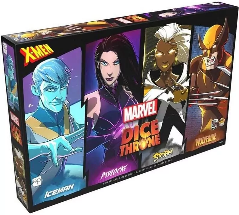Marvel Dice Throne : Iceman, Psylocke, Storm, Wolv - tantis.pl
