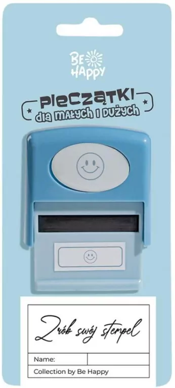 Pieczątka z napisem - Uśmiech - tantis.pl