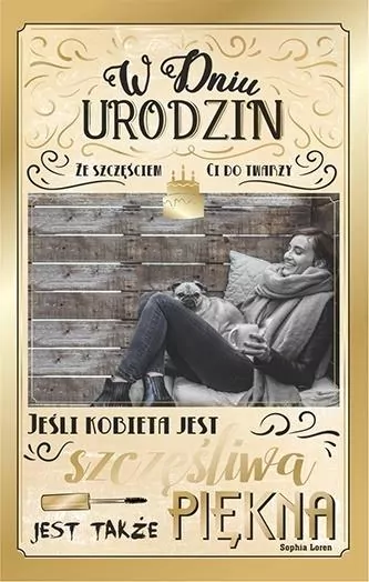 Kartka okolicznościowa. Urodziny. U50 - tantis.pl
