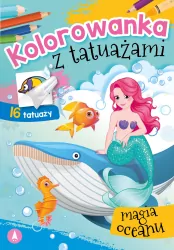 Magia oceanu. Kolorowanka z tatuażami