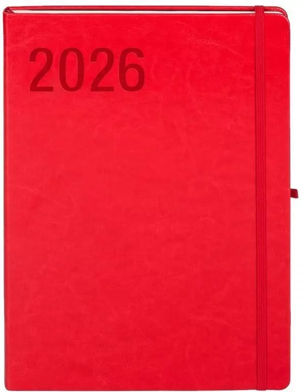 Kalendarz 2026 A4 Formalizm czerwony TDW - tantis.pl