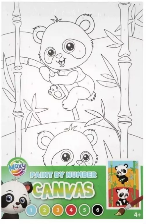Malowania po numerach Panda - tantis.pl