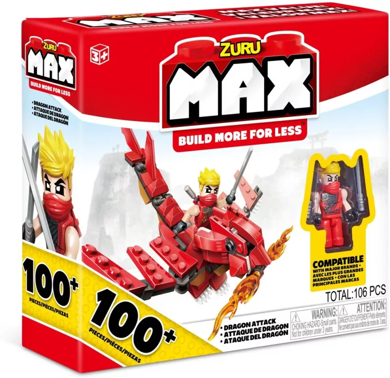 Zestaw klocków 100+ elementów mix - tantis.pl