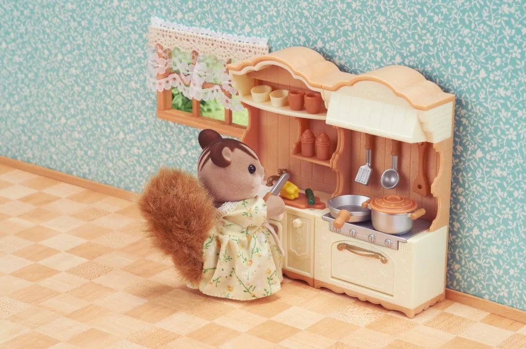 Wiejska kuchnia z lodówką. Sylvanian Families - tantis.pl