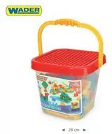 Wader. Klocki Mini Blocks w wiaderku - tantis.pl