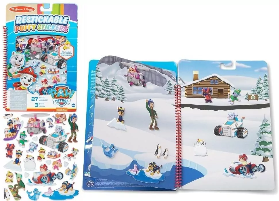 Naklejki wypukłe wielokrotne. Psi Patrol Arktyka - tantis.pl