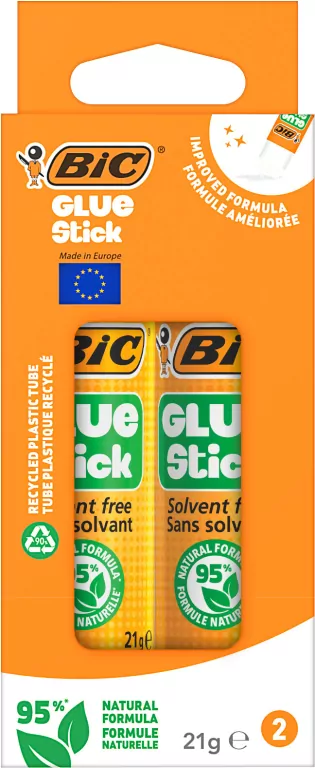 Klej B2 Glue Stick 95% ECOlustions 21g blister 2szt. - tantis.pl