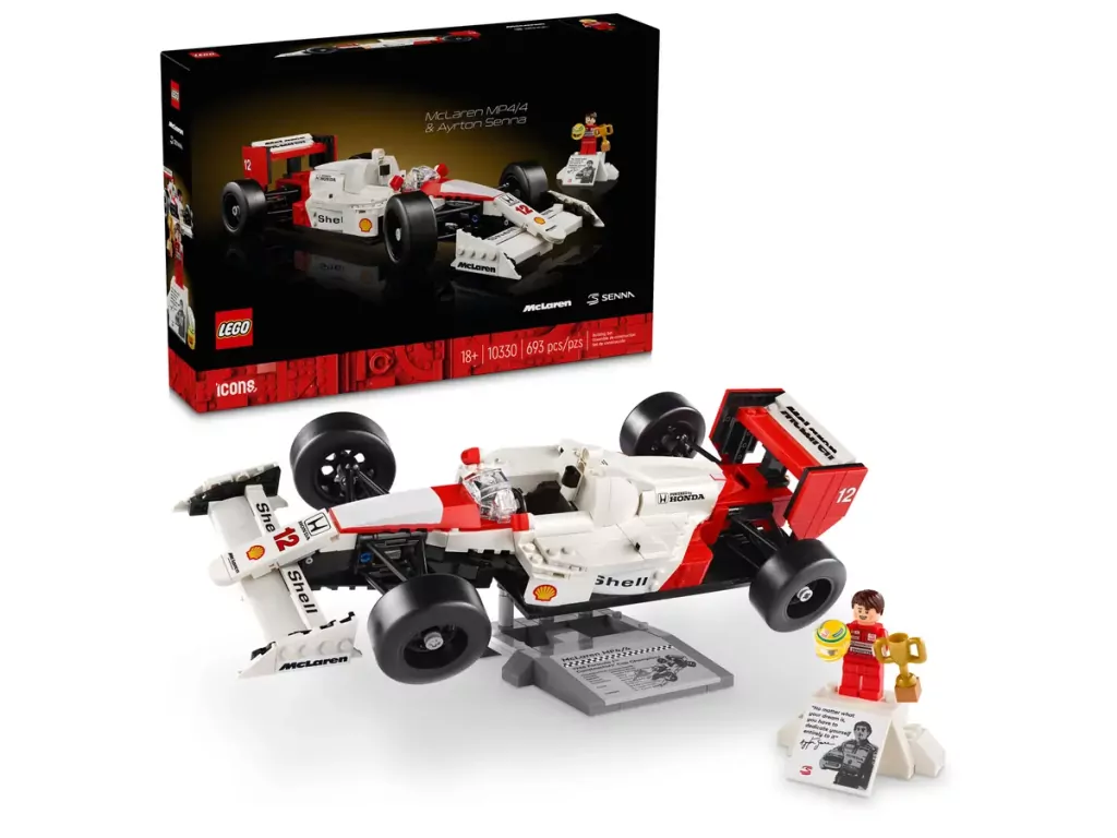 LEGO® Icons. McLaren MP4/4 i Ayrton Senna 10330 - tantis.pl
