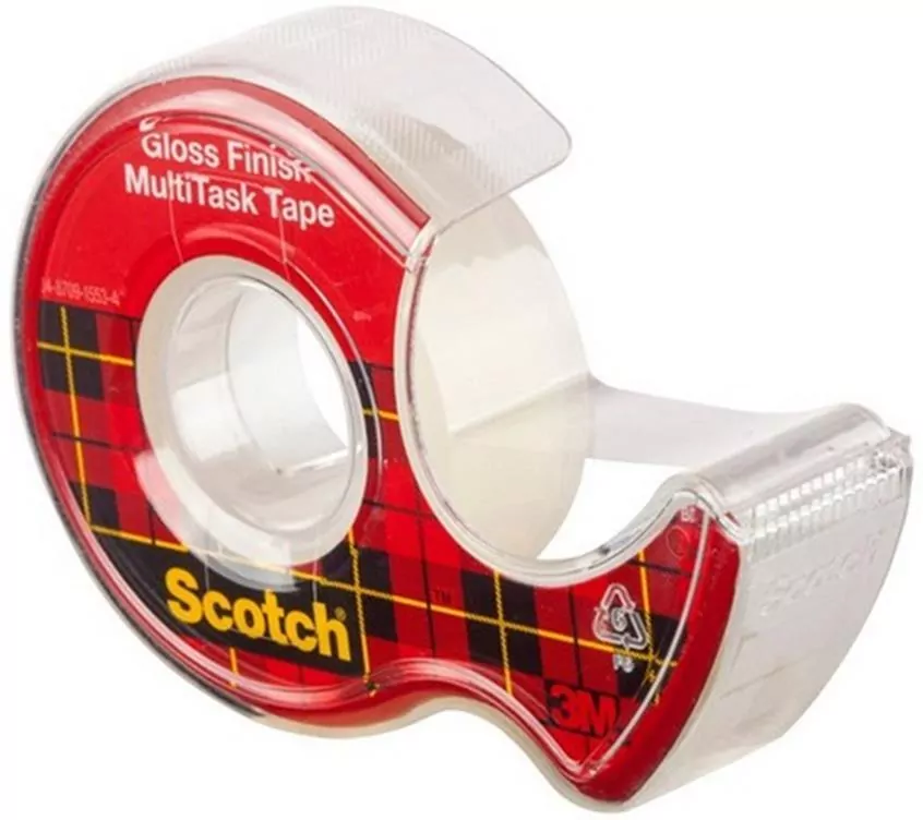 Taśma biurowa 19mm. Clear dyspenser. Scotch Crystal - tantis.pl
