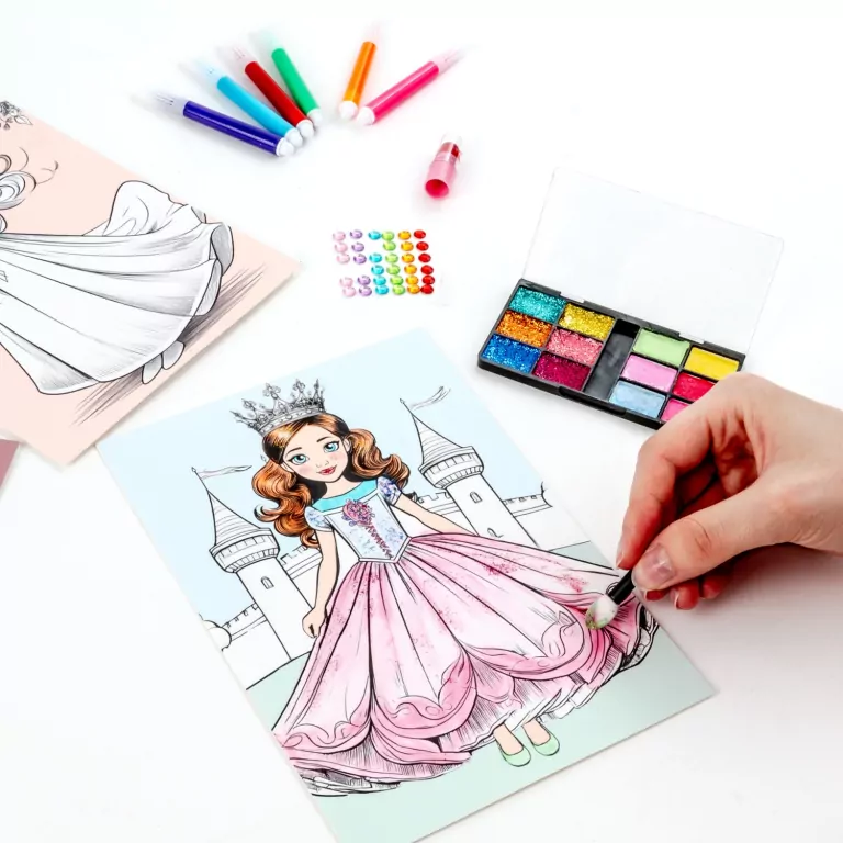 Kolorowanka plansze beauty Kidea KIDEA - tantis.pl