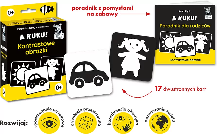 A kuku! Kontrastowe obrazki. Kapitan Nauka - tantis.pl