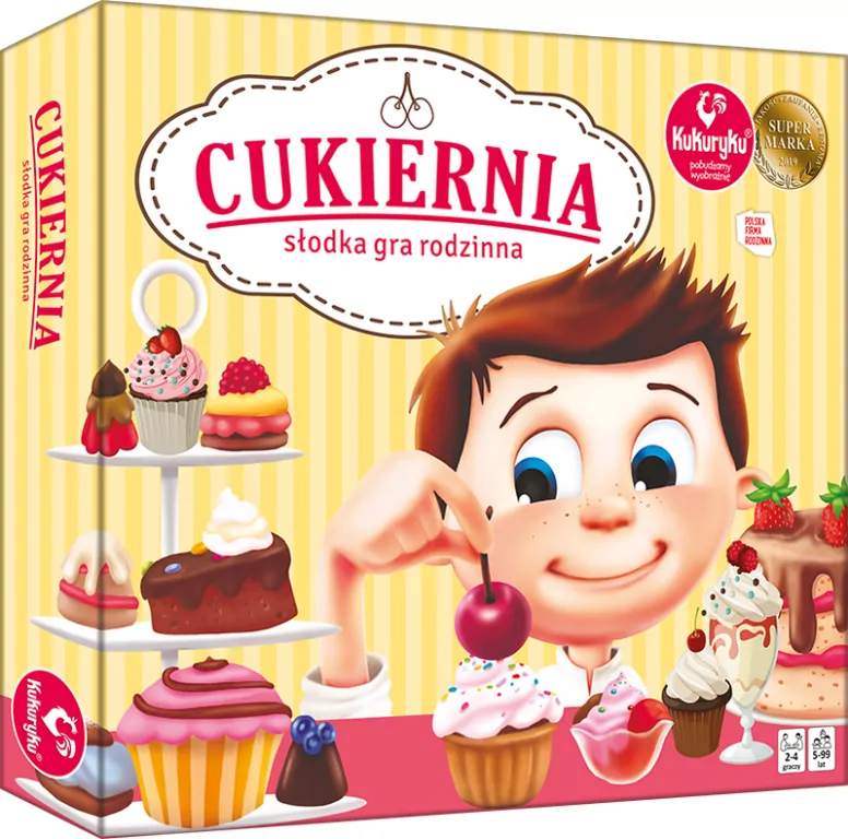 Kukuryku. Cukiernia. Gra rodzinna - tantis.pl