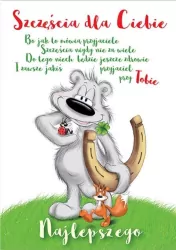 Karnet Happy B6 + koperta wzór nr 09