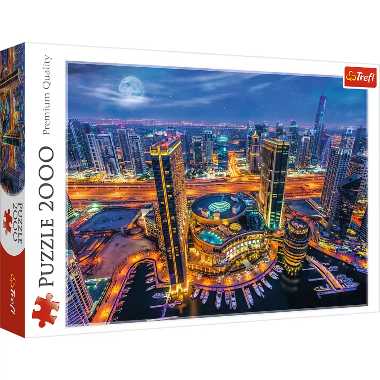 Światła Dubaju. 27094. Puzzle 2000. Trefl - tantis.pl