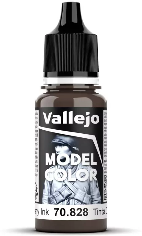 Vallejo: 70.828 - Model Color - Mahogany Ink (18 ml) - tantis.pl