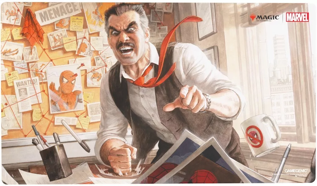 Gamegenic: Magic the Gathering - Marvel's Spider-Man - Prime Playmat - J. Jonah Jameson - tantis.pl
