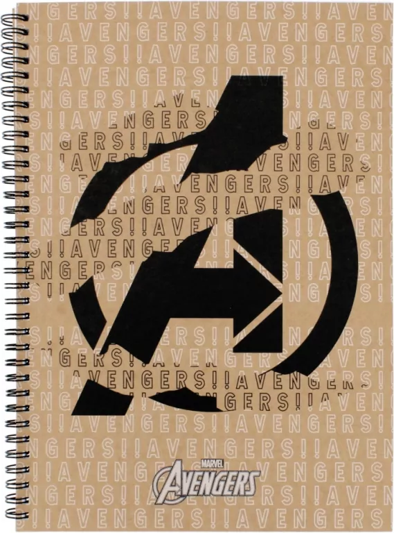 Kołozeszyt A4/80K kratka Avengers Kraft - tantis.pl