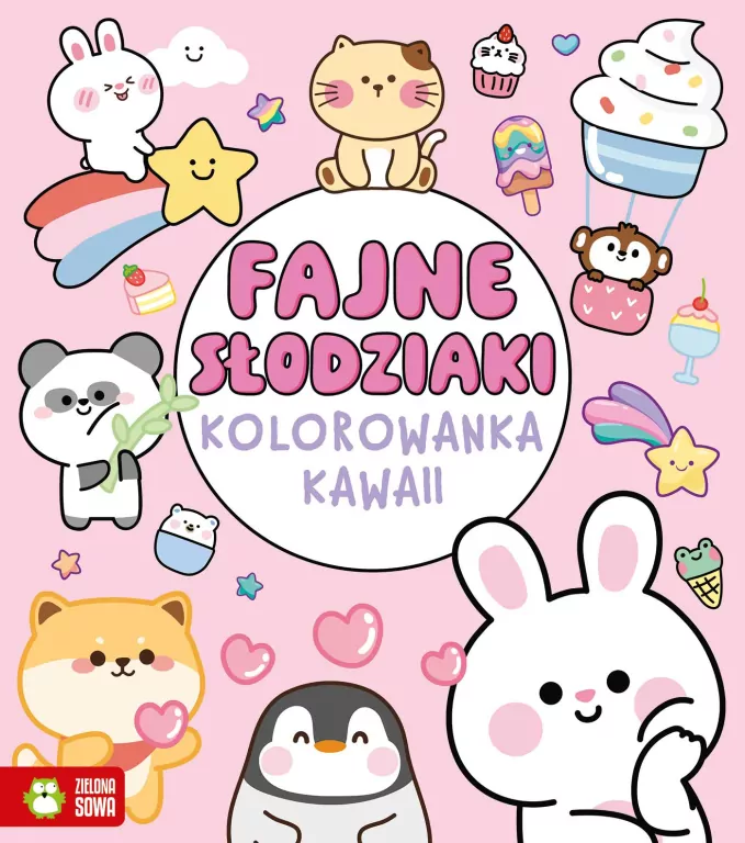 Kolorowanka Kawaii. Fajne słodziaki - tantis.pl