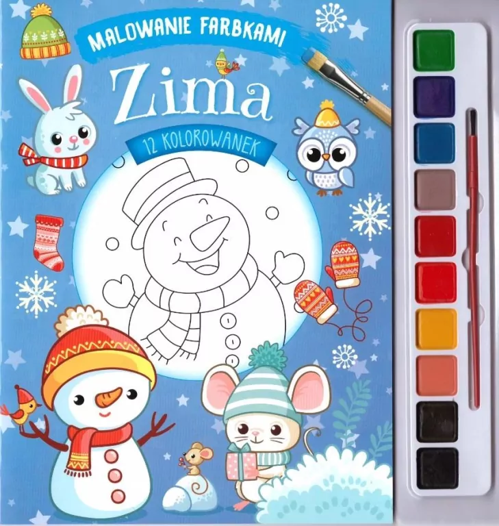 Malowane farbami. Zima - tantis.pl