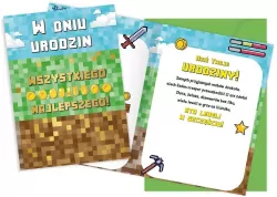 Karnet okolicznościowy. Urodziny. Kukartka