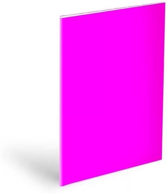 Okładka na zeszyt A4 neon pink 180mic - tantis.pl