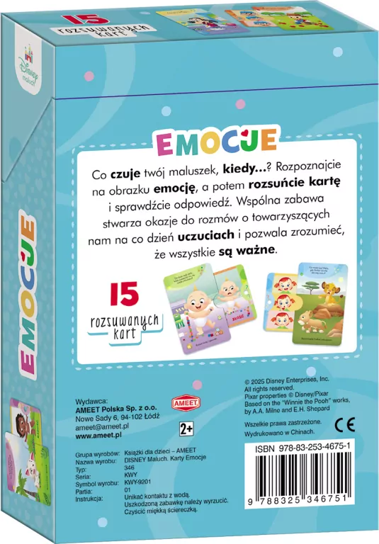 Disney Maluch. Karty Emocje - tantis.pl