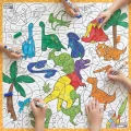 Mata suchościeralna matematyczna Dinozaury 100x100 - tantis.pl