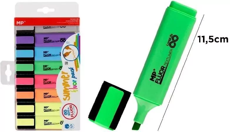 Zakreślacz fluorescencyjny 8szt - tantis.pl
