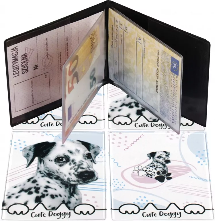Okładka na dokumenty ucznia Cute Doggy - tantis.pl
