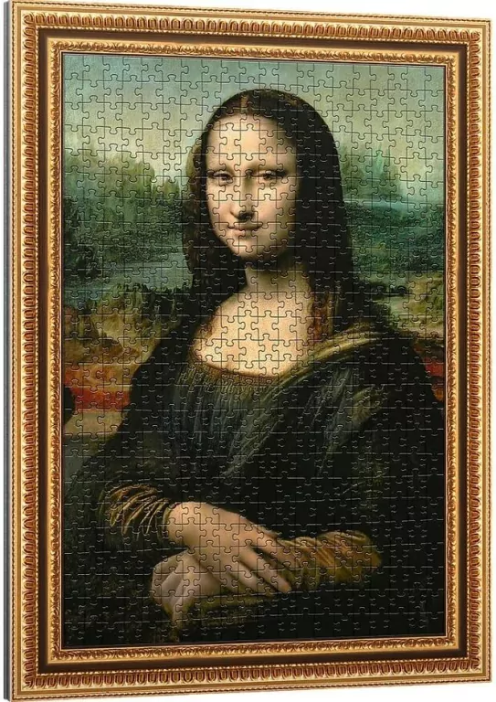 Puzzlorama 500 Mona Lisa, Leonardo da Vinci TREFL - tantis.pl