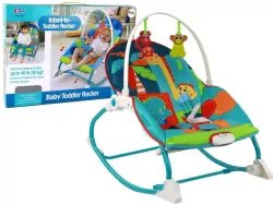 Leżaczek bujaczek 2w1 dinozaury