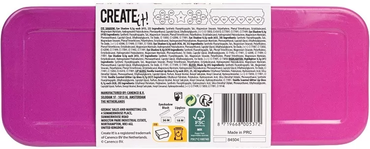 Zestaw Make-up. Puszka 3 poziomy - tantis.pl