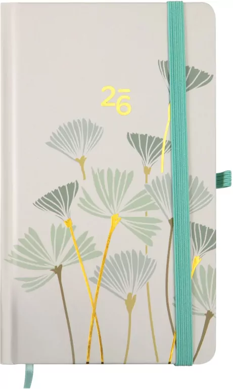 Kalendarz kieszonkowy 2026 Niebieskie kwiaty ALBI - tantis.pl