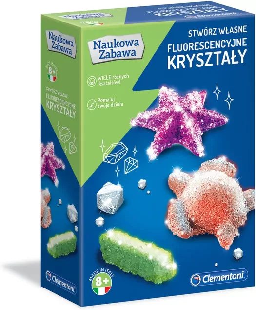 Stwórz własne fluorescencyjne kryształy. Naukowa zabawa. 60584 - tantis.pl