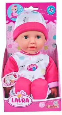 Laura. Słodki bobas z dźwiękiem 30cm