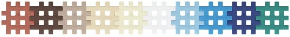 Klocki Mini Waffle 140elem - tantis.pl