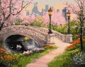 Malowanie po numerach - Park wiosenny 30x40cm - tantis.pl