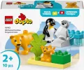 LEGO® Duplo. Rodziny dzikich zwierząt: pingwiny i lwy. 10442 - tantis.pl