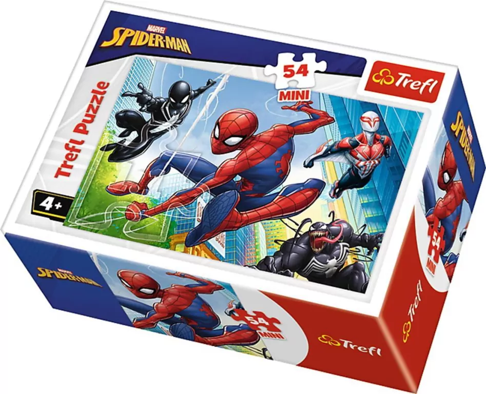 Puzzle 54 mini Spider-man. Czas na Spider-Mana 2 - tantis.pl