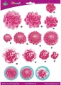 Papier do decoupage 3D kwiaty chryzantemy arkusz - tantis.pl