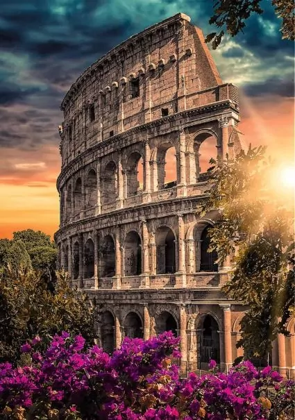 Puzzle 1000 Koloseum, Amfiteatr w Rzymie TREFL - tantis.pl