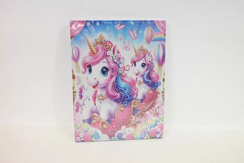 Diamentowa mozaika 23x30 Jednorożce - tantis.pl