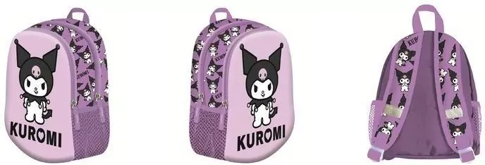Plecak szkolno-wycieczkowy Kuromi violet - tantis.pl