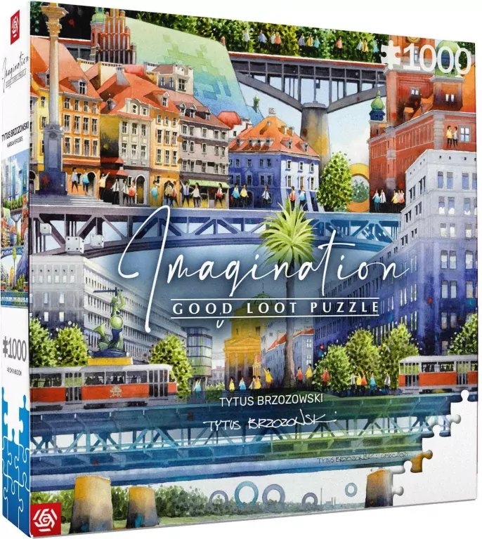 Puzzle 1000 Warszawskie mosty - tantis.pl