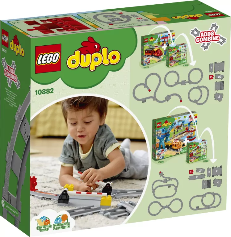 LEGO® DUPLO®. Tory kolejowe. 10882 - tantis.pl