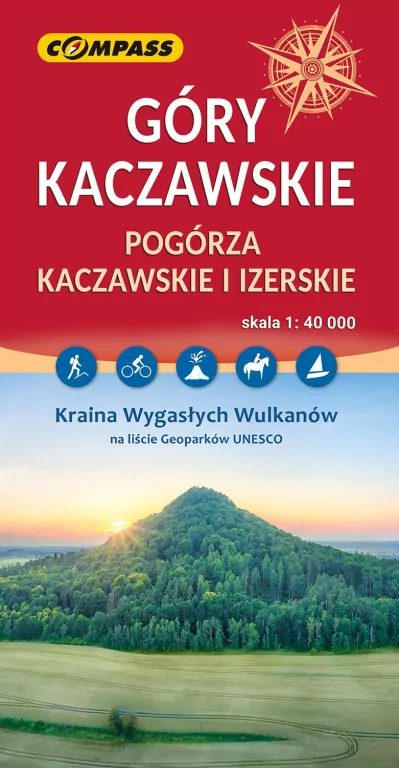 Mapa - Góry Kaczawskie. Podgórza Kaczawaskie i... - tantis.pl