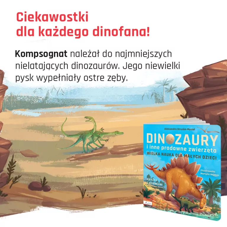 Dinozaury i inne pradawne zwierzęta. Wielka nauka dla małych dzieci - tantis.pl