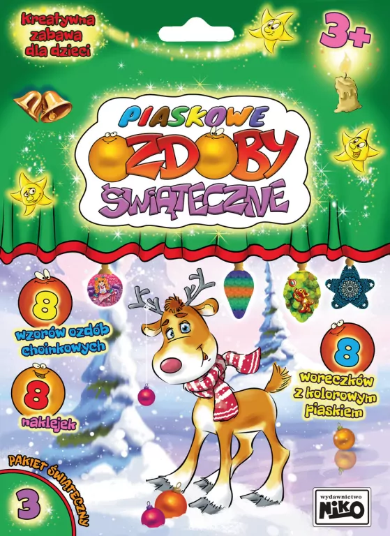 Piaskowe ozdoby świąteczne. Pakiet nr 3 - tantis.pl