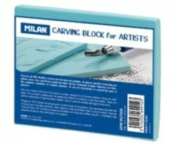 MILAN. Blok do linorytu, mały 9x7cm